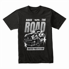 Race The Road T-Shirt – Unmatched Power Muscle Car Edition
