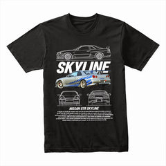 Nissan Skyline GTR R34 T-Shirt – JDM Performance Icon Edition