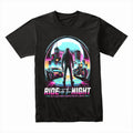 Ride Into The Night Neon Outlaw T-Shirt – Cyber City Vibes