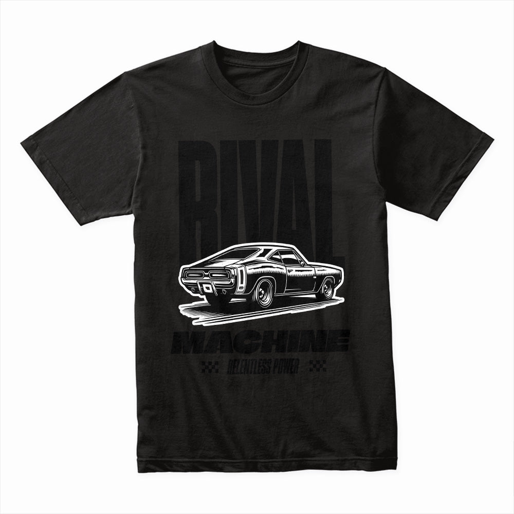 Rival Machine Classic Muscle Car T-Shirt – Relentless Power Edition