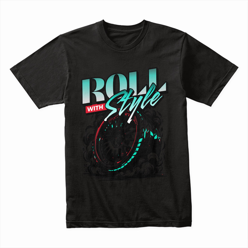 Roll With Style: Drift & Street Performance Wheel T-Shirt