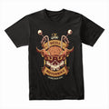 The Skull Motorbike T-Shirt – Fiery Biker Spirit Tee