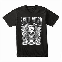 Skull Rider T-Shirt – Third Eye Biker Spirit Tee