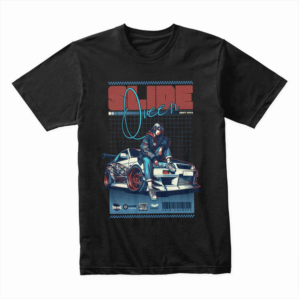 Slide Queen: Drift Diva Street Racing T-Shirt