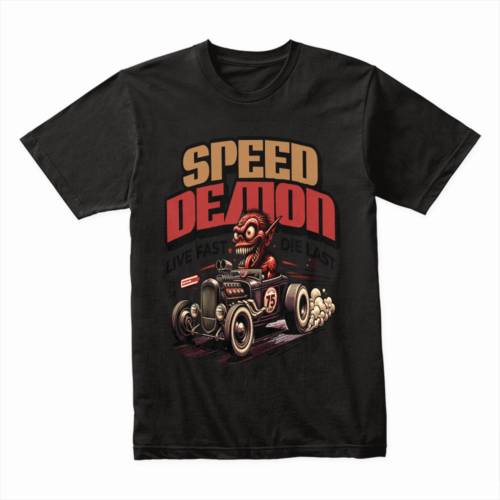 Speed Demon Hot Rod Vintage Racing T-Shirt