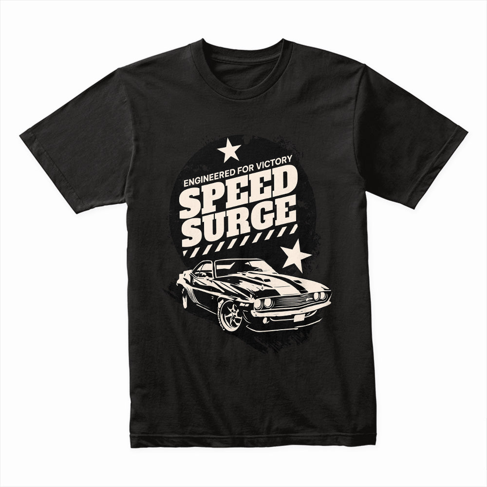 Speed Surge: Vintage Muscle Car Power T-Shirt – Engineered for Victory