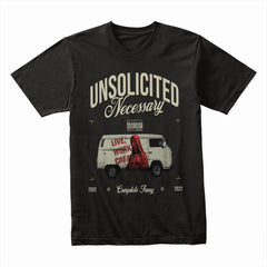 Unsolicited Necessary – Live Work Create Street Art T-Shirt