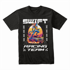 Swift Racing Team – Neon Fury Speed Warrior T-Shirt