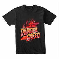 Thunder Speed – Lightning Bolt Power Racing T-Shirt
