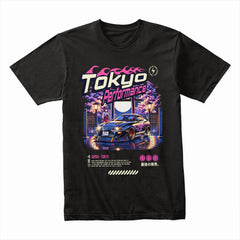 Tokyo Performance – Neon JDM Nightlife Supra T-Shirt