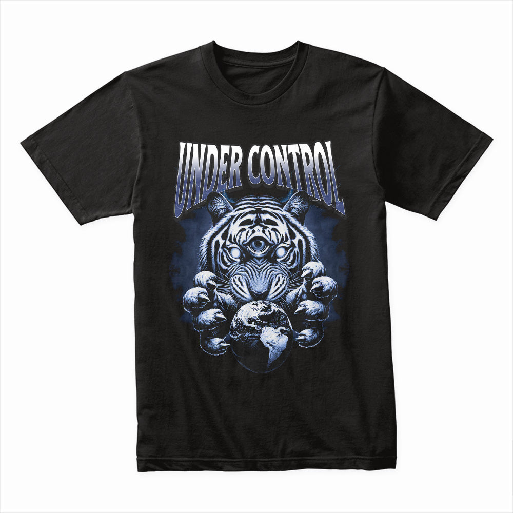 Cosmic Predator: Under Control Tiger Tee