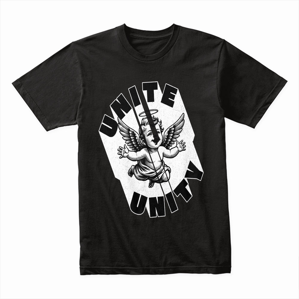 Divine Bond: Unite Unity Angel Tee
