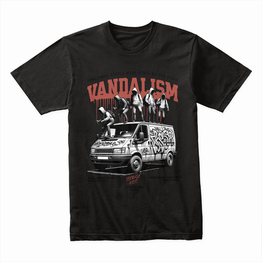 Urban Rebellion Graffiti Van – Vandalism Street Art T-Shirt