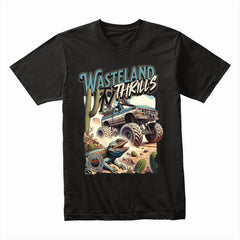 Wasteland Thrills — Retro Off-Road Monster Truck Adventure T-Shirt
