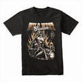 Wild West Custom Biker Wolf T-Shirt – Rebel Rider Streetwear