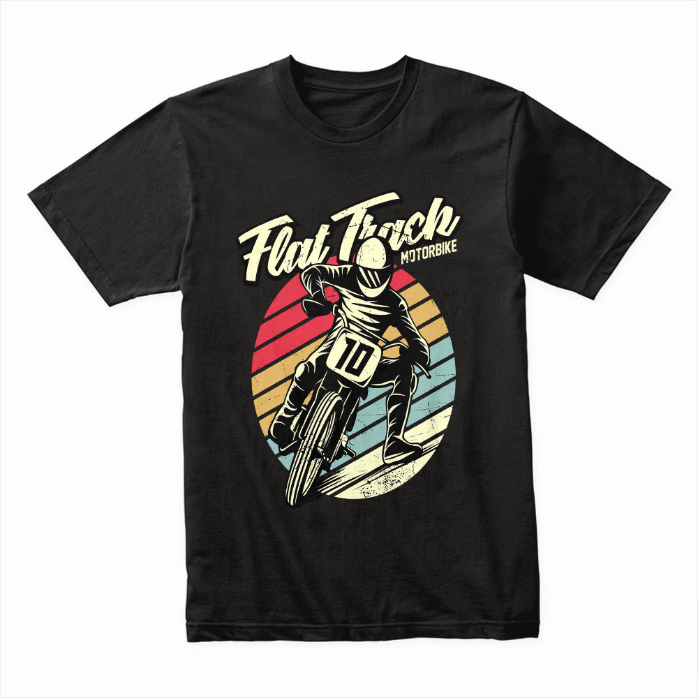 Flat Track Fury – Vintage Moto Speed Tee