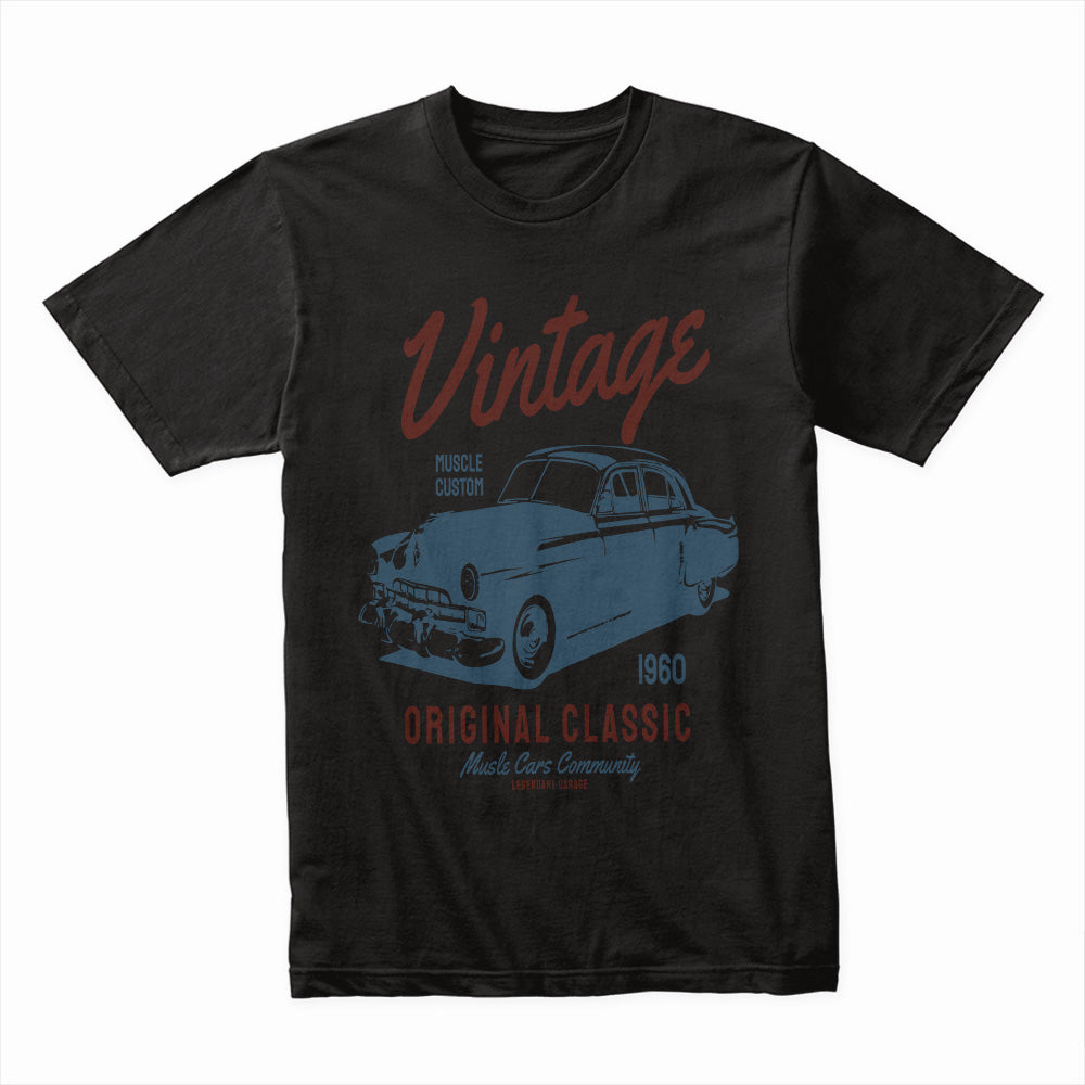 Timeless Torque – 1960 Vintage Classic Tee
