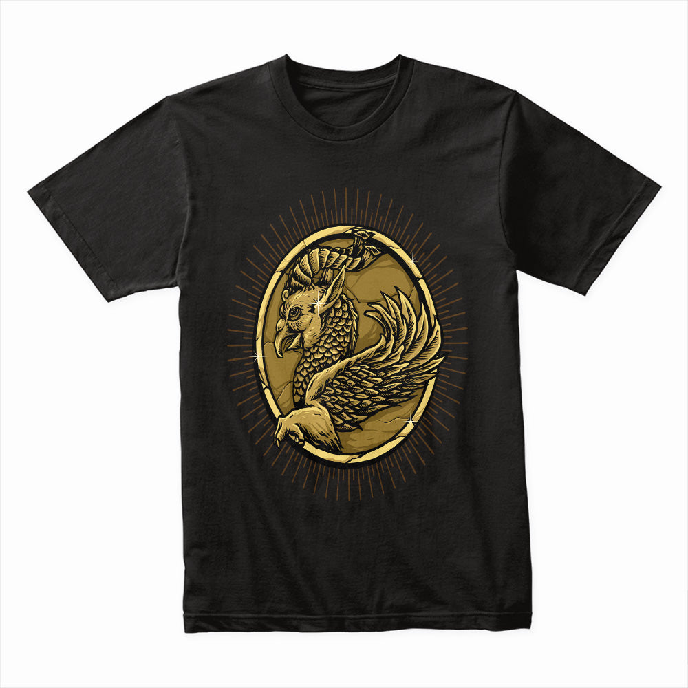 Golden Griffin - Mythical Beast Art Tee
