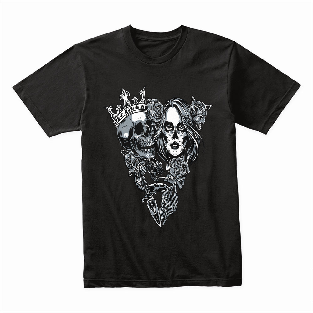 Eternal Bond: King & Queen of Skulls Tee