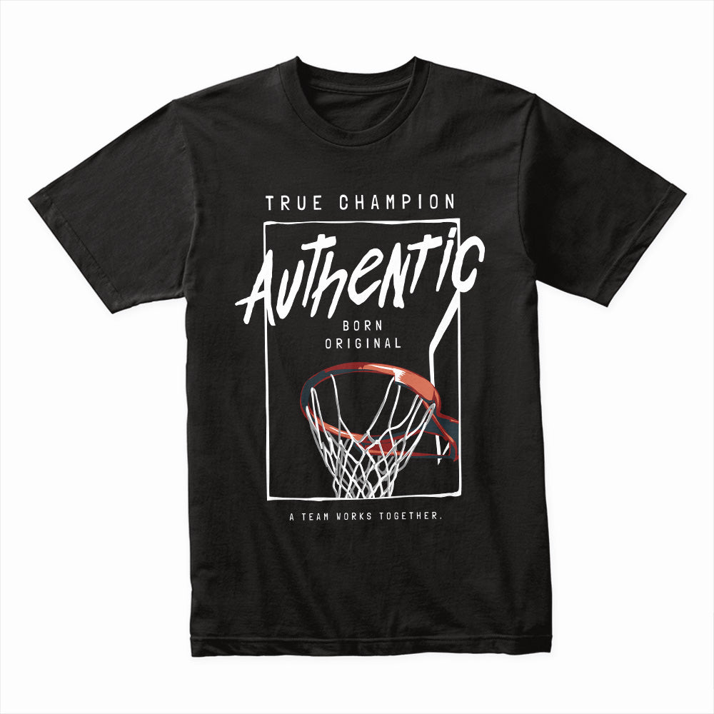 Authentic Champion: Born Original Basketball Tee