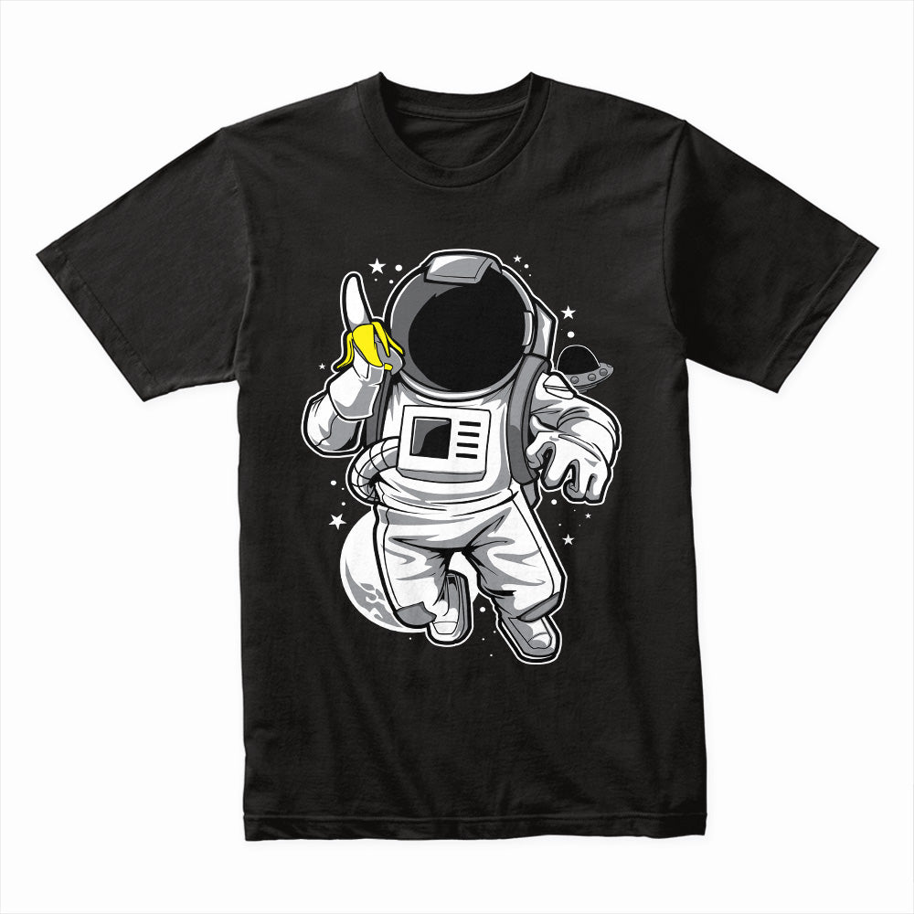 Cosmic Peel: Banana Astronaut Tee