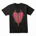 Stitched & Exposed – Ribbed Heart Tee