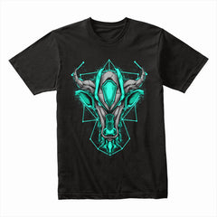 Cyber Minotaur – Neon Core Beast Tee