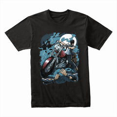 Midnight Escape – Zombie Rider Graphic Tee