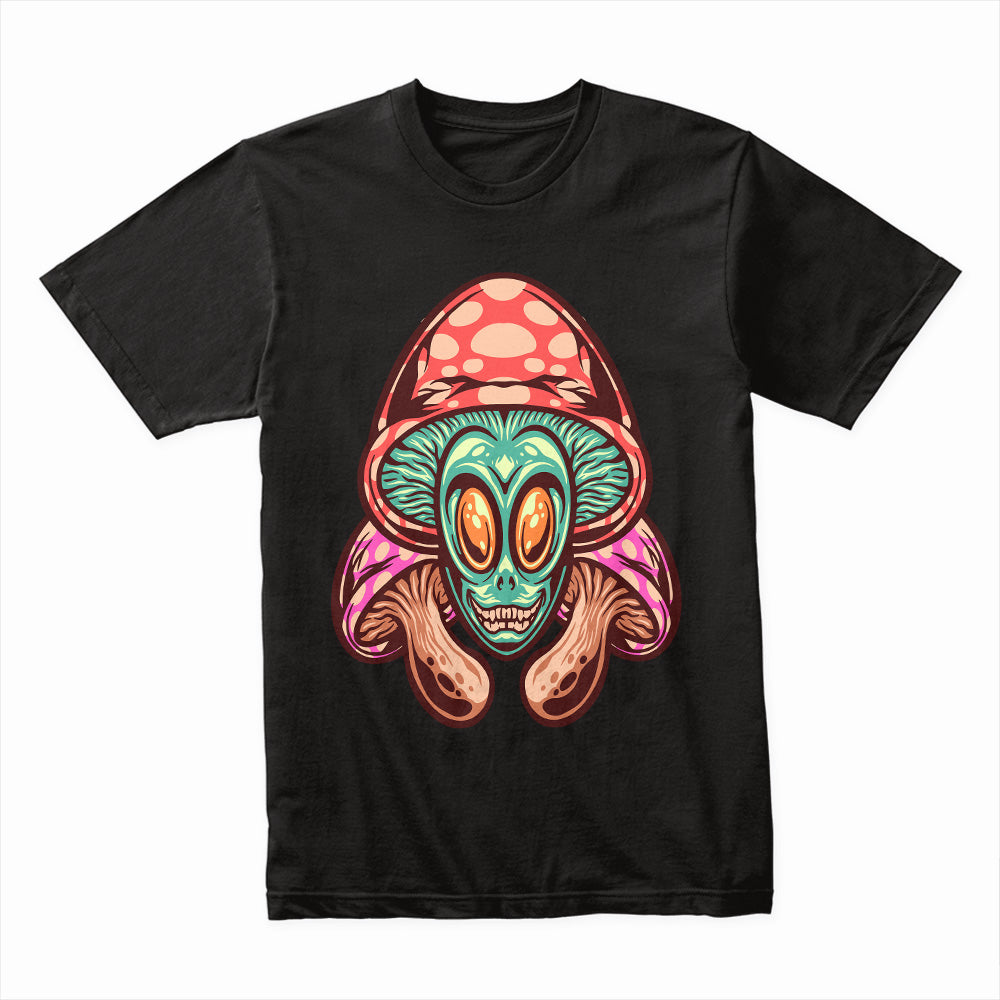 “Galactic Shroom Overlord” Psychedelic Alien Tee