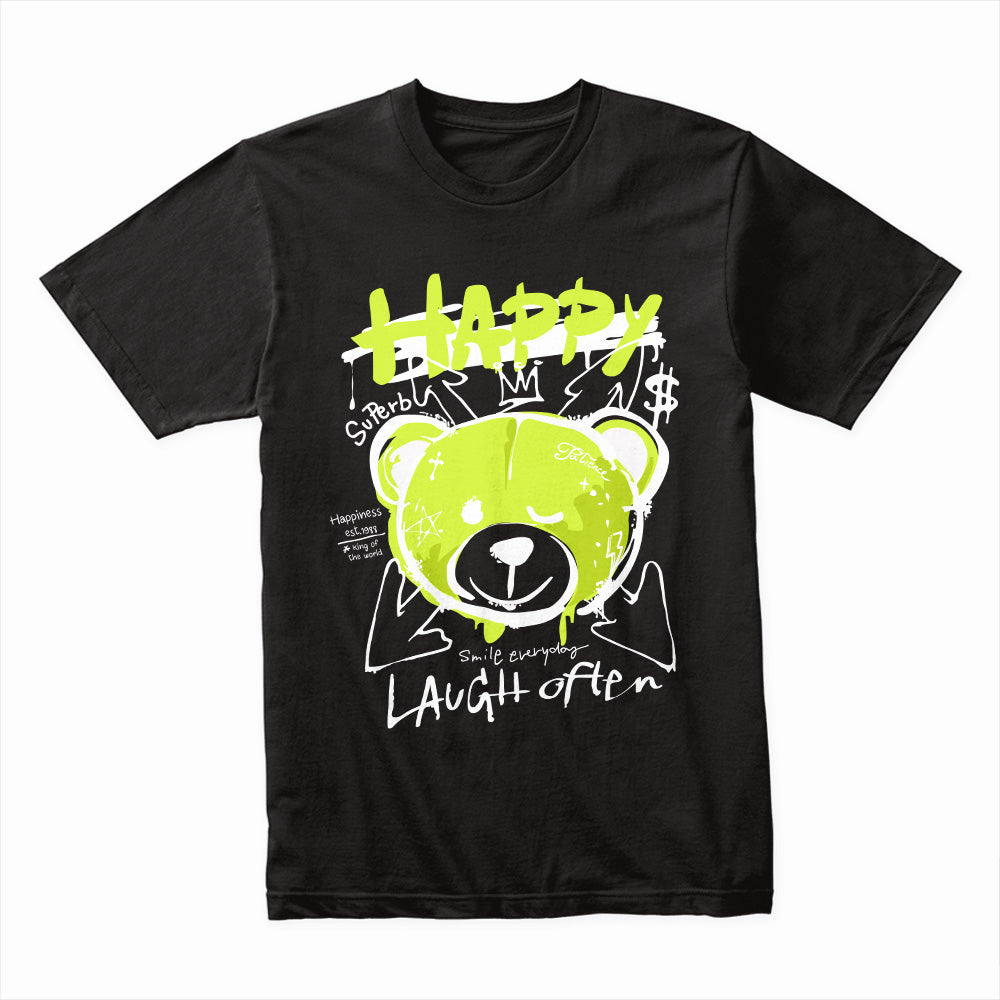 Glow Mode: Happy Vibes Bear Tee