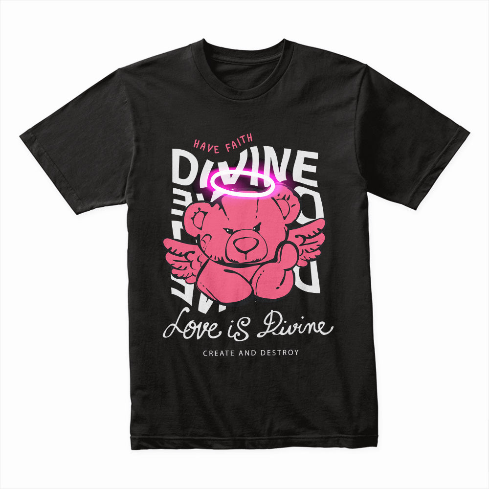 Divine Drift: Angel Bear Serenity Tee