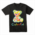 Crayon Chaos – Colorful Bear Scribble Tee