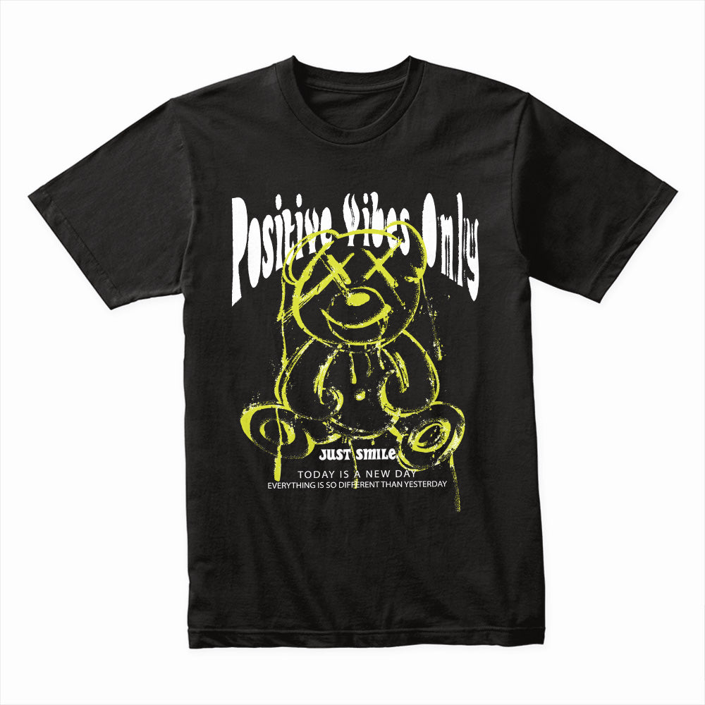 Grin & Glow – Positive Vibes Riot Tee