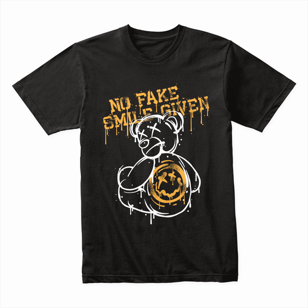 No Fake Smiles: Rebel Bear Graffiti Tee