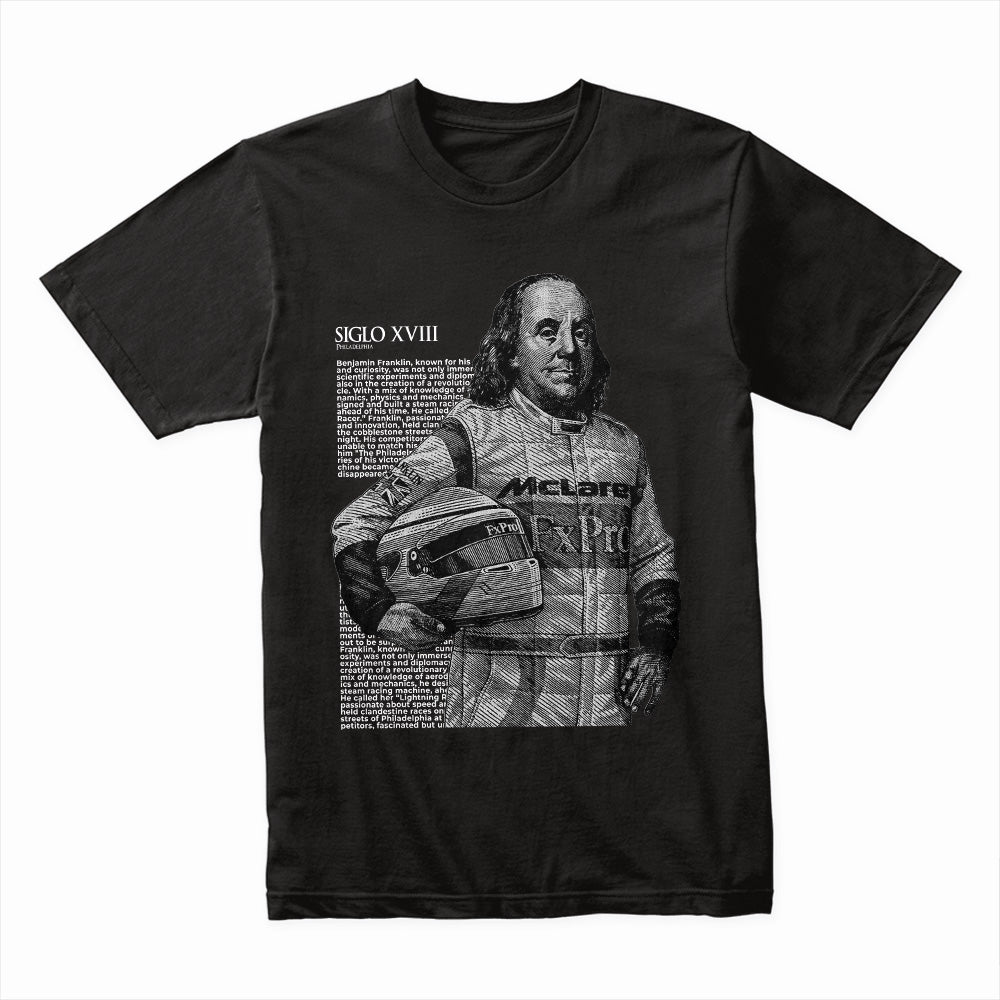 Franklin Speed: Enlightenment Racer Tee