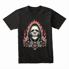 Burning Grim and Roses Shirt