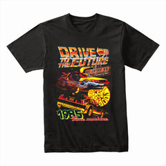 Drive to the Future Time Machine T-Shirt – Retro DeLorean 1985 Edition