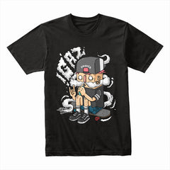 Skater Smoker Cartoon Shirt