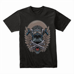 Winged Skull Mechanic Shirt