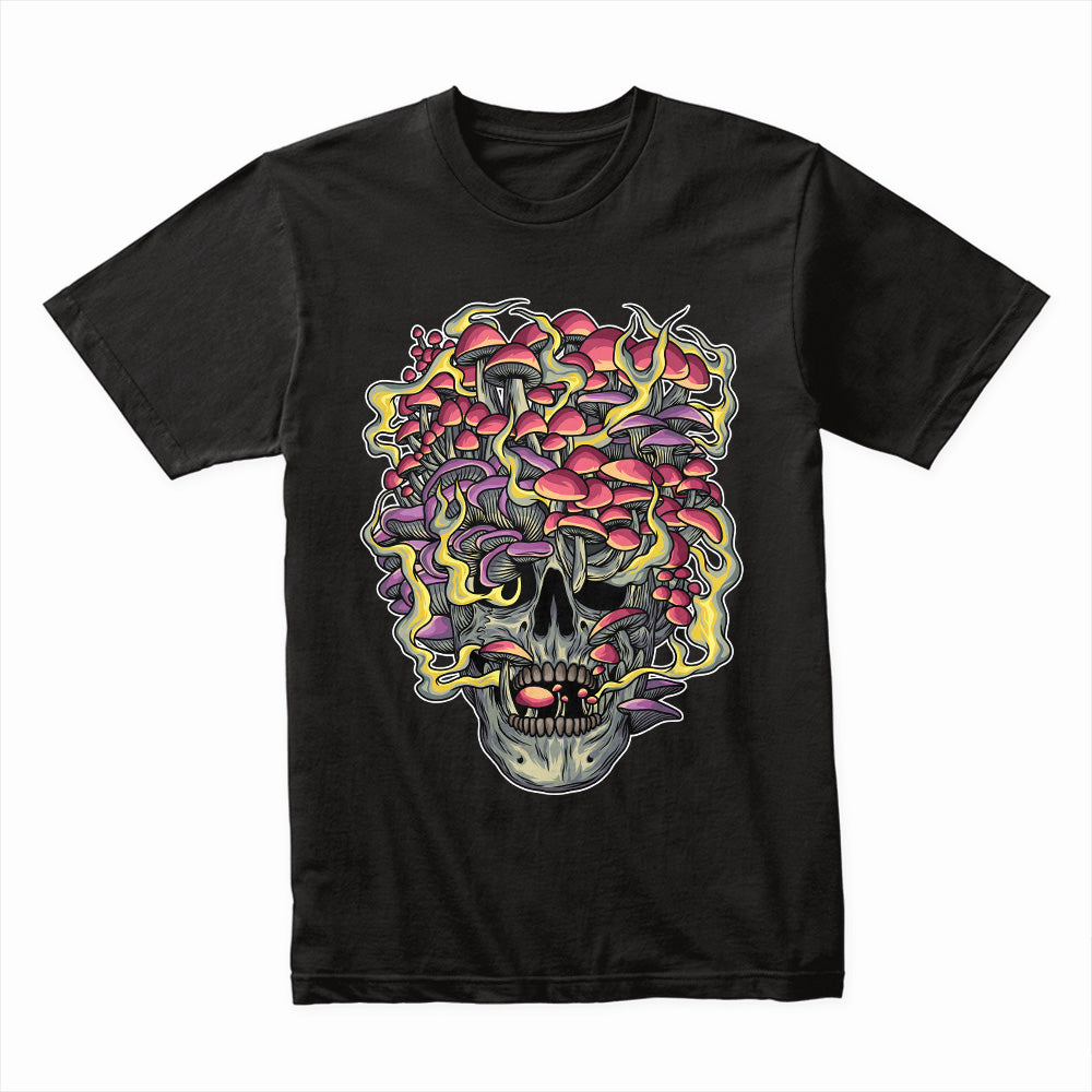 Mushroom Skull Head Shirt