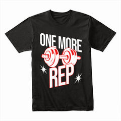 "One More Rep" Motivational Gym T-Shirt – Push Beyond Limits