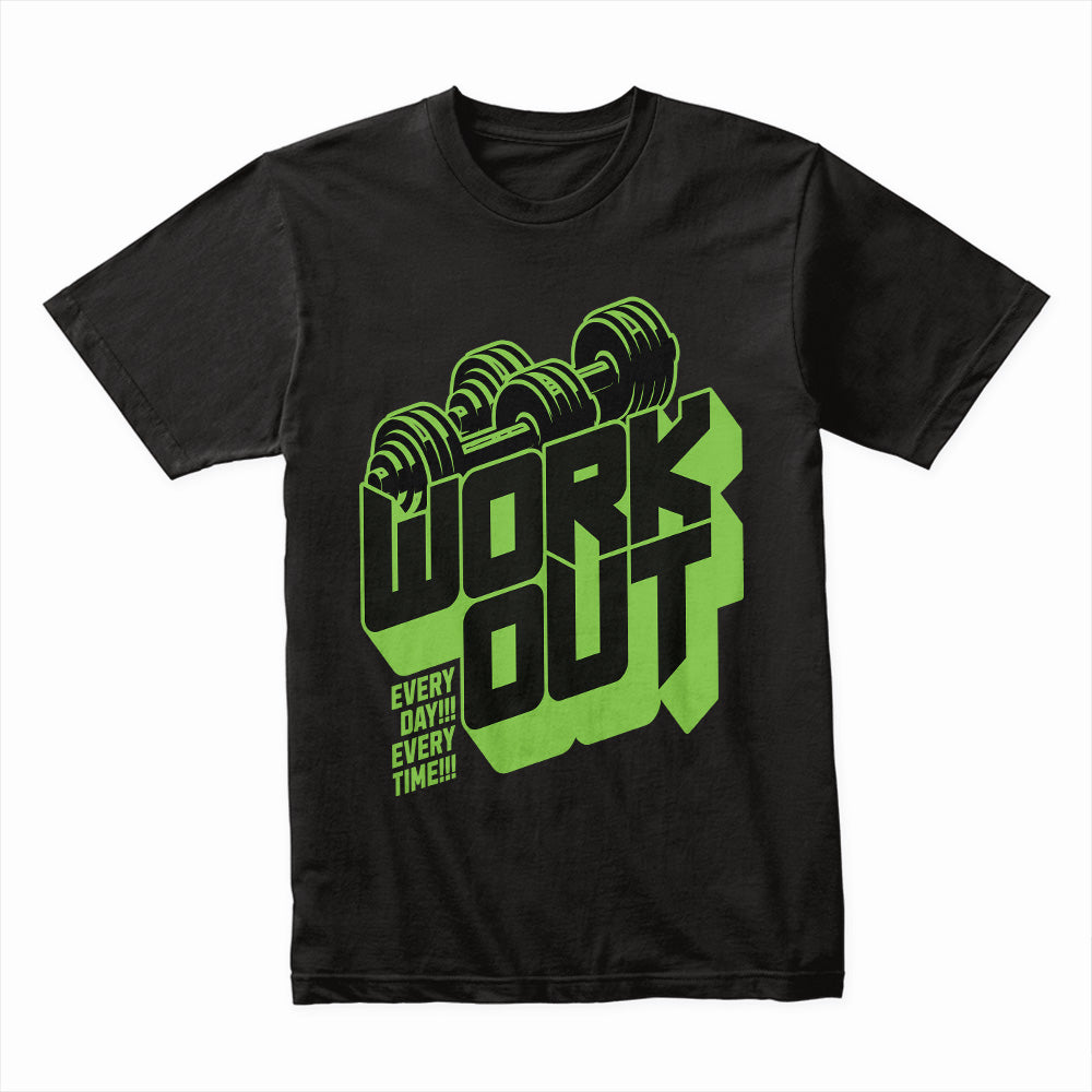 Workout Motivation Gym T-Shirt – Train Hard Every Day!