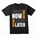 "Sweat Now, Shine Later" Motivational Gym T-Shirt – Train Hard, Reap the Rewards