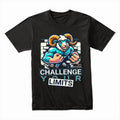 "Challenge Your Limits" Motivational Ram Gym T-Shirt – Break Through Barriers