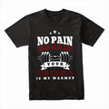 "No Pain, No Gain – Your Workout is My Warmup" Hardcore Gym T-Shirt