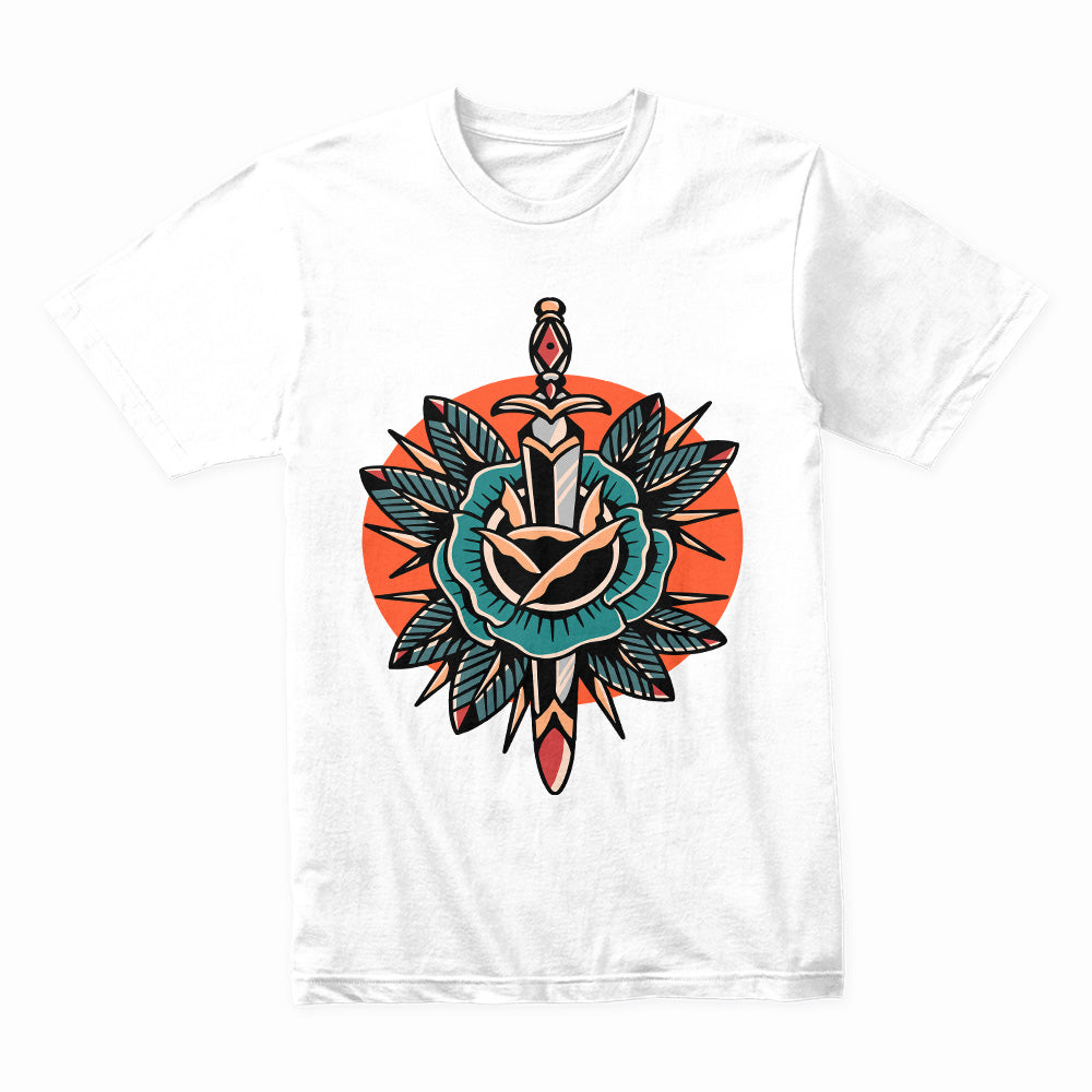 Blade of Bloom: The Sacred Fusion Tee