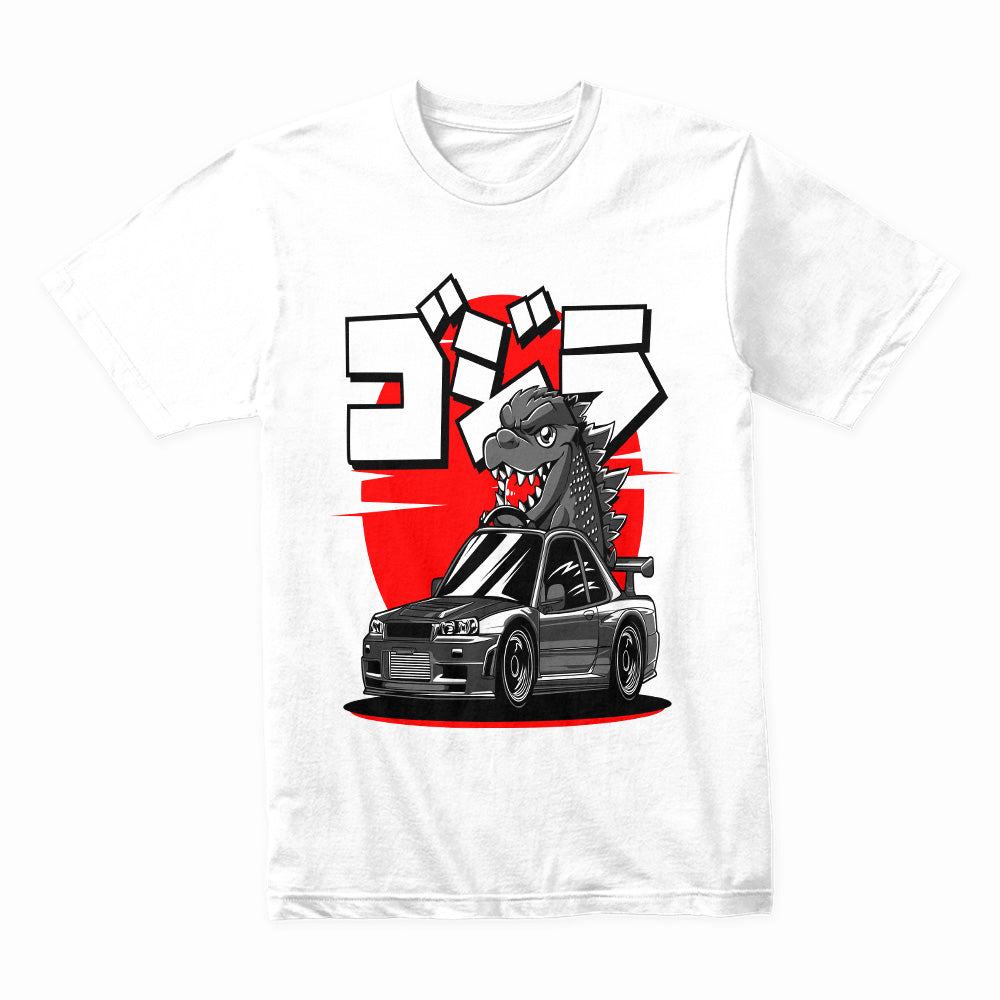 Godzilla GT-R JDM King T-Shirt – Kaiju Meets Skyline Tee