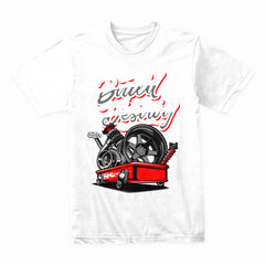 Build & Destroy Custom Garage Performance T-Shirt