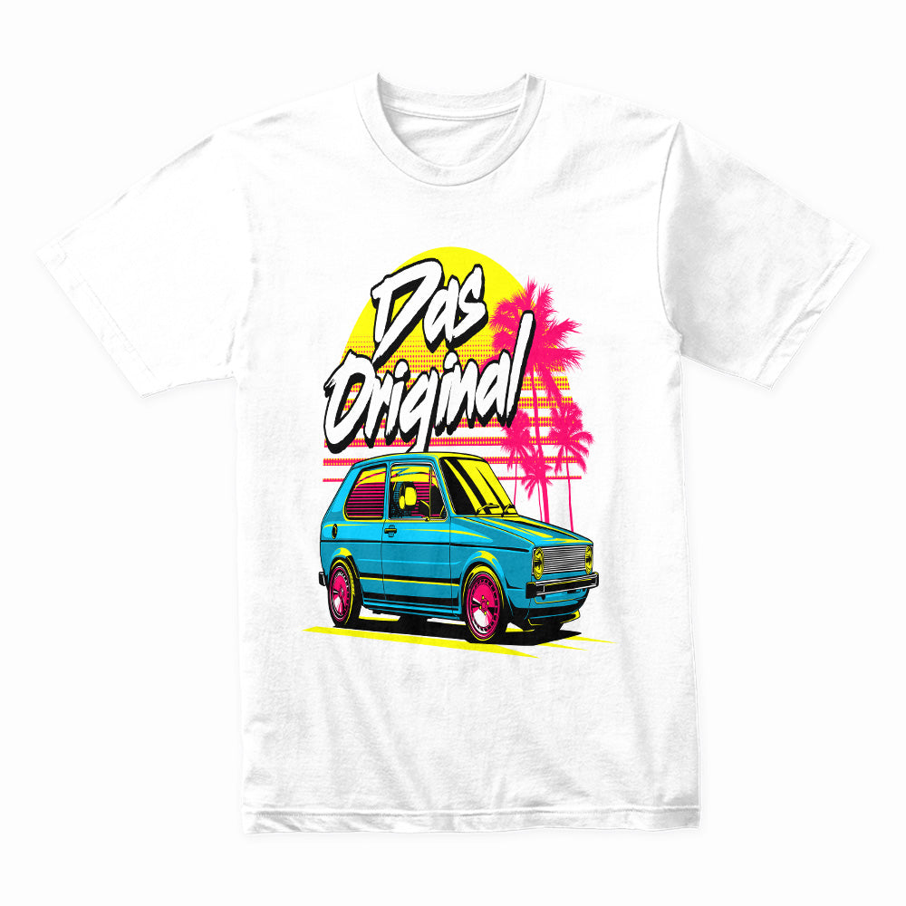 Das Original Retro VW T-Shirt — Neon MK1 Vibes Edition