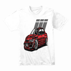 Evolution VIII Street Warrior T-Shirt — Red Turbo Beast Edition